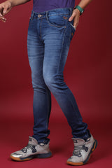 Men's Light Denim Blue Slim Fit MD-7240-1 Jean