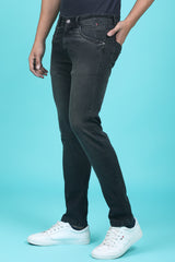 Men's Black Denim Slim Fit RANGER-6023 Jeans