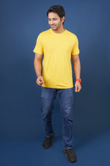 Men's Mimosa Single Jersey  Round Neck T-shirt