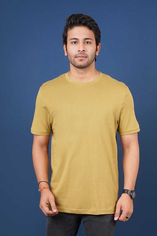 Men's Willow Single Jersey  Round Neck T-shirt