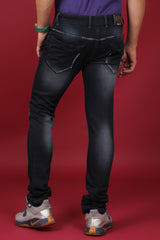 Men's Dark Blue Denim Slim Fit MD-7248-1 Jean