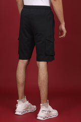 Men's Black Cargo Shorts