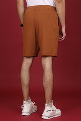 Men's Rubber Solid Shorts