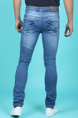 Men's Blue Denim Slim Fit QLC-5246 Jean