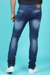 Men's Blue Denim Slim Fit SQLC-5382-1 Jean