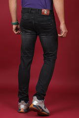 Men's Dark Grey Denim Slim Fit MARS 8014-1 Jean