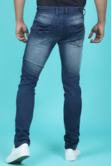 Men's Dark Blue Denim Slim Fit DP-4021 Jean