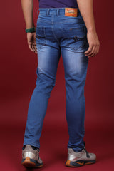 Men's Light Blue Denim Slim Fit Hexa-9004-1 Jean