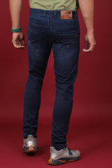 Men's Blue Denim Slim Fit Crux-5043-1 Jeans