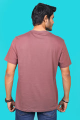 Men's Desert Rose Pima Cotton Single Jersey Round Neck T-shirt with Digital Print