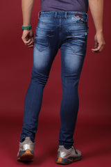 Men's Blue Denim Slim Fit MD-7286-2 Jean