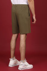 Men's Ivy Green Solid Shorts