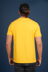 Men's Amber Lycra Single Jersey Round Neck T-shirt