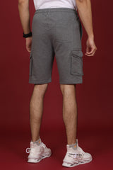 Men's Anthra Melange Cargo Shorts