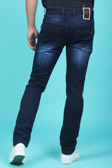 Men's Blue Denim Slim Fit SQLC-5423-1 Jean