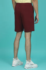 Men's Tawny Port Solid Shorts