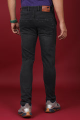 Men's Dark Grey Denim Slim Fit MARS 8012-1 Jean