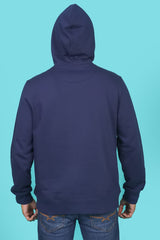 Men's Navy Hooded Jacket