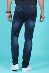 Men's Dark Blue Denim Slim Fit RQLC-5447-2 Jean