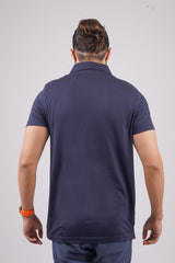 Men's india ink single jersey polo t-shirt with pocket