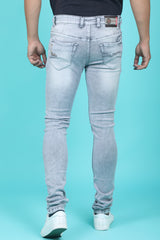 Men's Grey Denim Slim Fit QLC-5339 Jean