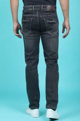 Men's Dark Grey Denim Slim Fit RANGER-6014 Jean