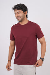 Men's Zinfandel Pima Cotton Single Jersey Round Neck T-shirt