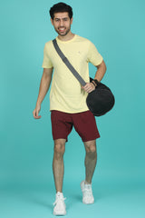 Men's Tawny Port Solid Shorts