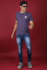 Men's Blue Denim Slim Fit MD-7286-2 Jean