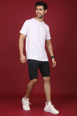 Men's Black Cargo Shorts