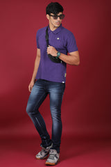 Men's Dark Blue Denim Slim Fit MD-7248 Jean