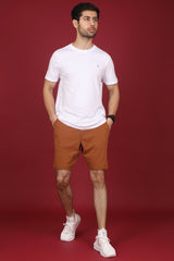 Men's Rubber Solid Shorts