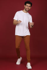 Men's Rubber Solid Joggers with logo