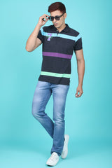 Men's Light Blue Denim Slim Fit RQLC-5447 Jean
