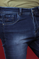 Men's Blue Denim Slim Fit MARS 8010 Jean