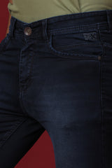 Men's Dark Blue Denim Slim Fit Crux-5043 Jeans