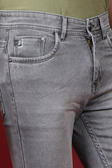 Men's Grey Denim Slim Fit MARS 8015 Jean