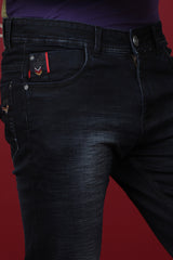 Men's Dark Blue Denim Slim Fit MARS-8003 Jean