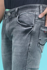 Men's Grey Denim Slim Fit RANGER-6013 Jean