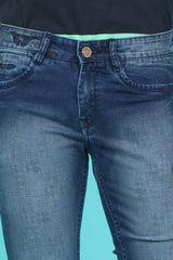 Men's Dark Blue Denim Slim Fit DP-4021 Jean